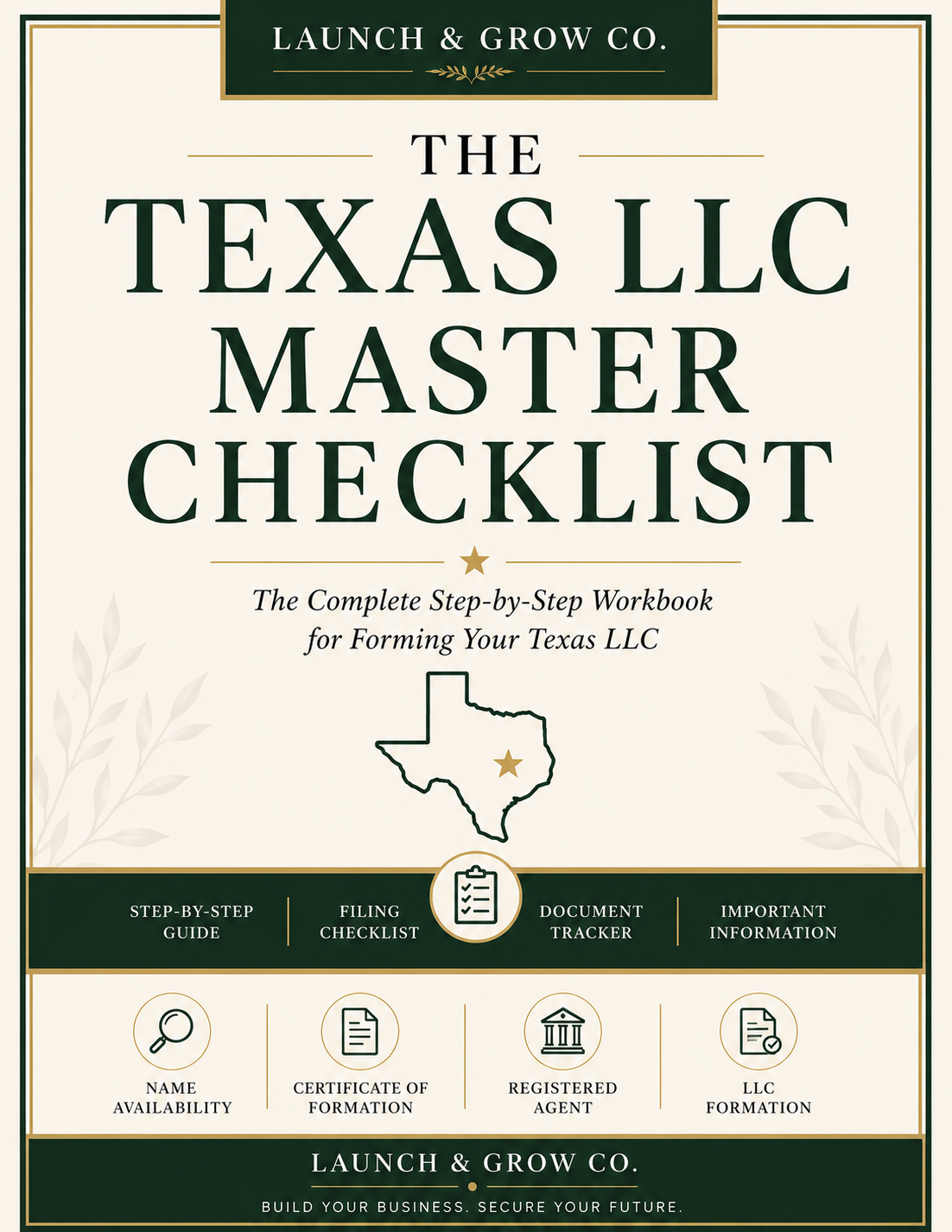 Texas LLC Master Checklist